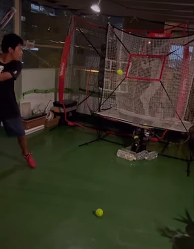 Amazon | 野球 オートリターン・フロントトス トスマシン+専用ネット+